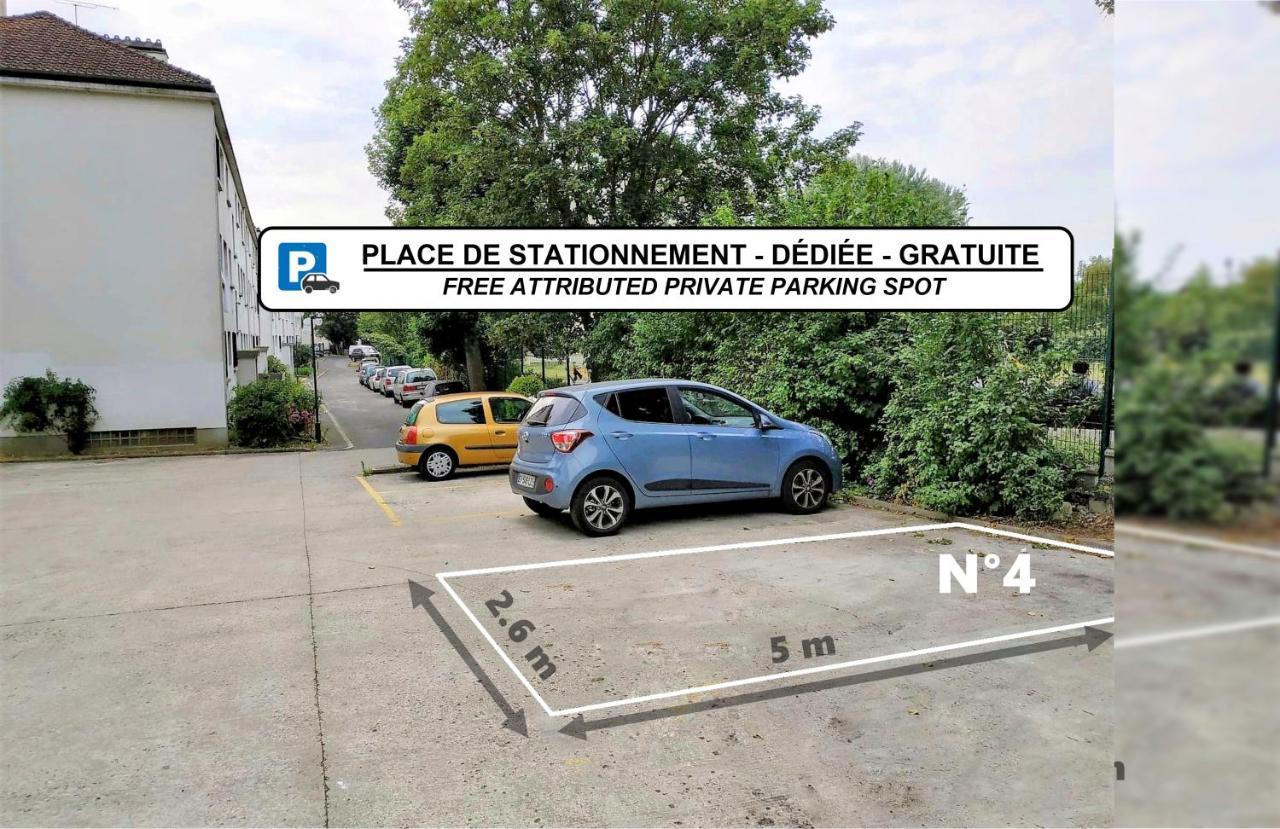 Room & Parking In Shared Appartment With Proprietor L 25 Mins From Paris Gare Du Nord, Cdg Airport & Stade De France Montmagny ภายนอก รูปภาพ