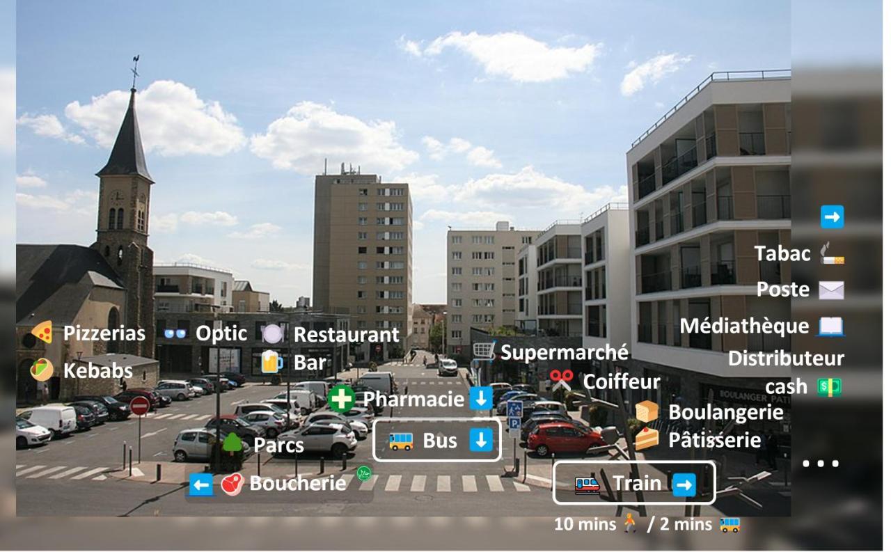 Room & Parking In Shared Appartment With Proprietor L 25 Mins From Paris Gare Du Nord, Cdg Airport & Stade De France Montmagny ภายนอก รูปภาพ