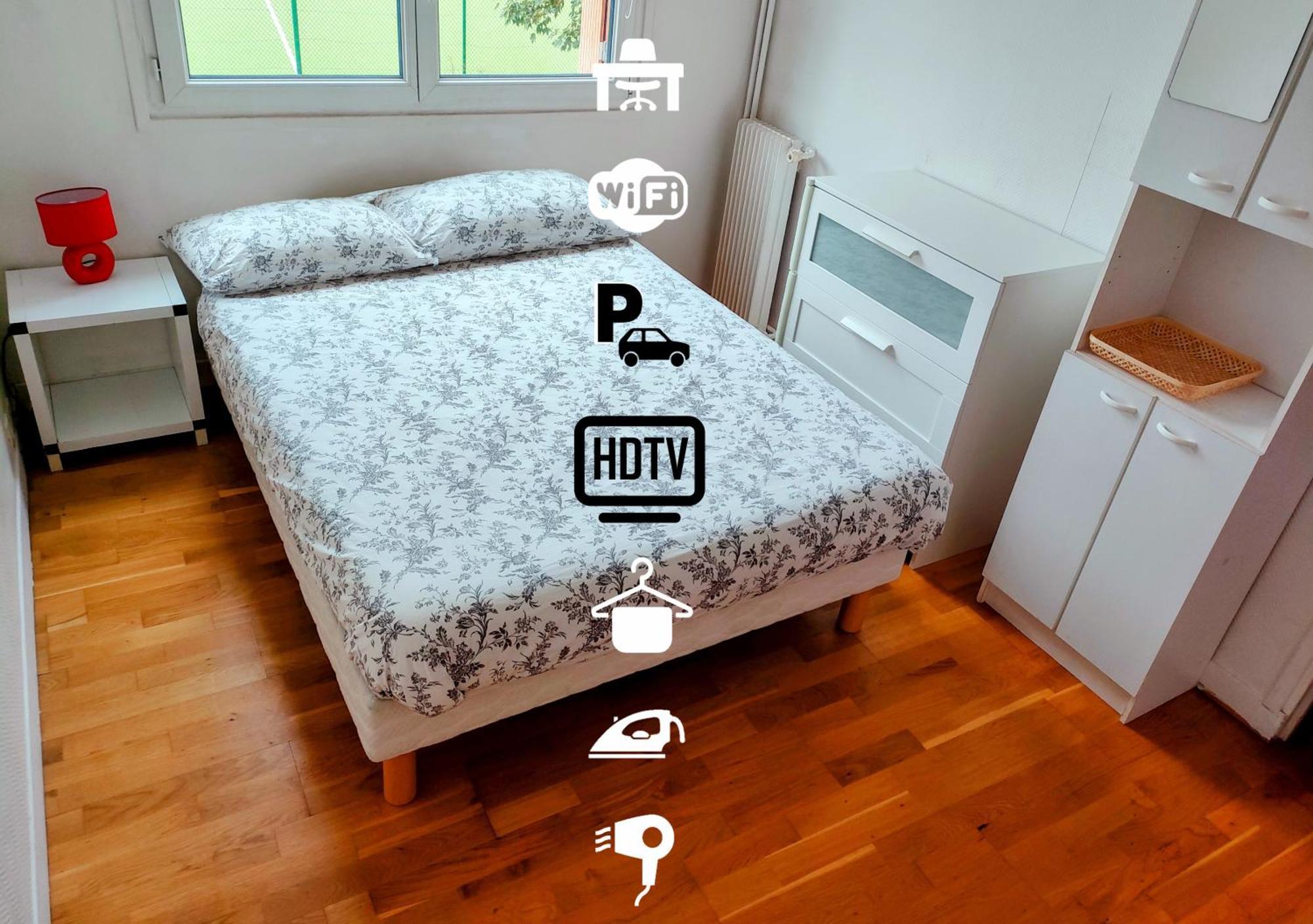 Room & Parking In Shared Appartment With Proprietor L 25 Mins From Paris Gare Du Nord, Cdg Airport & Stade De France Montmagny ภายนอก รูปภาพ